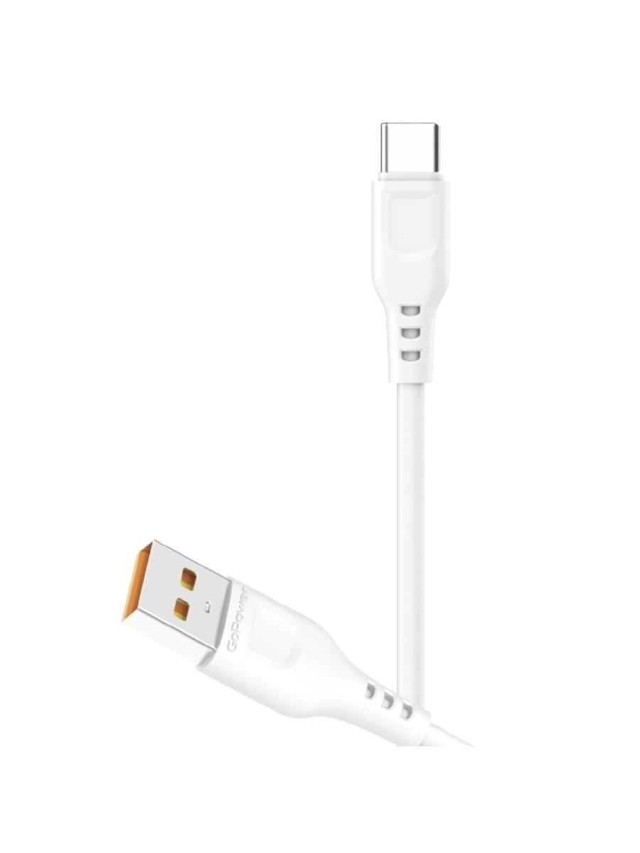 GoPower 00-00018565 Кабель GP01T USB (m)-Type-C (m) 1м, белый