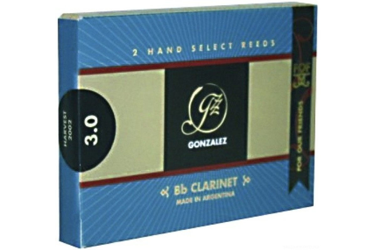 Gonzalez Reeds Bb-Clarinet 2 3/4 набор тростей для кларнета