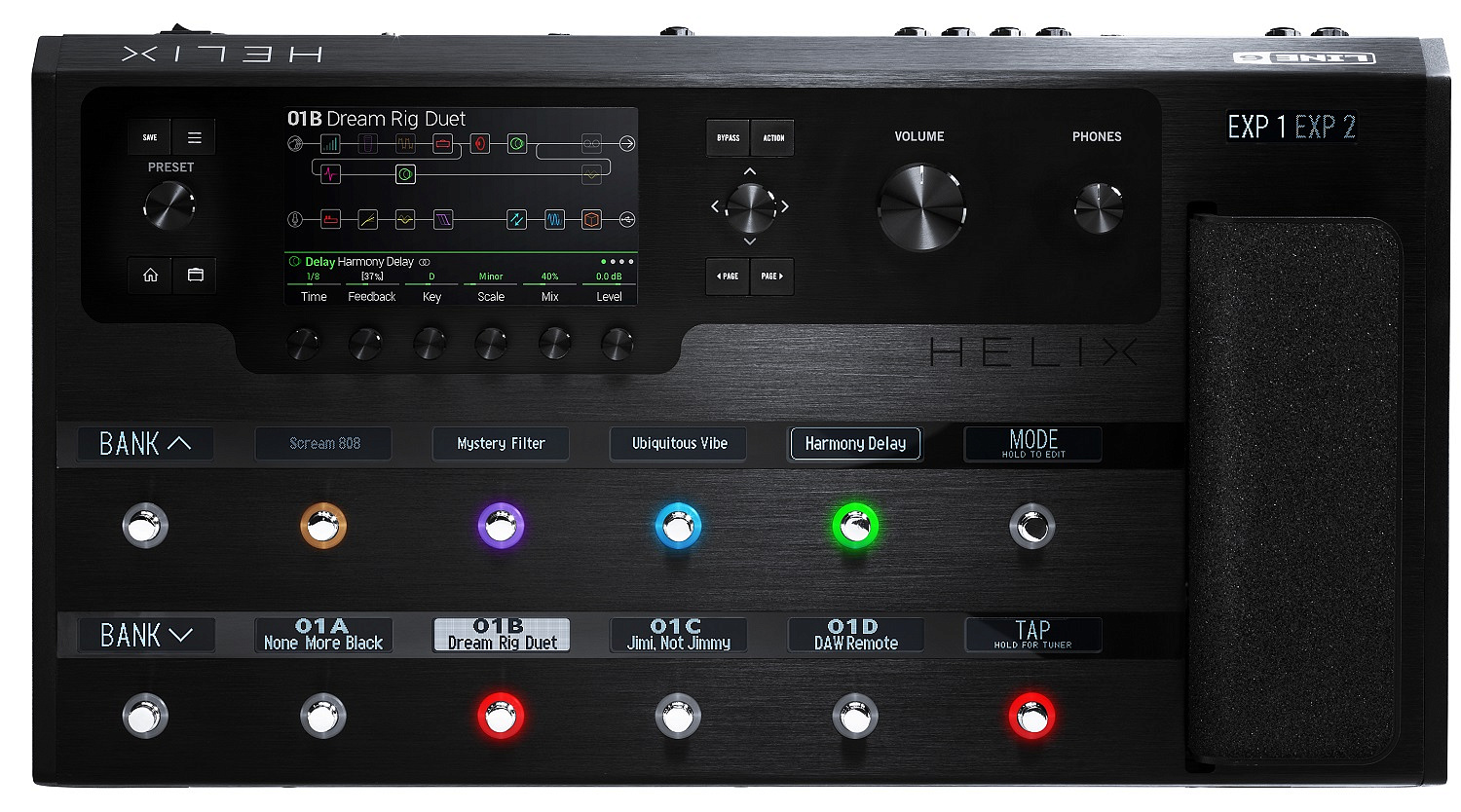 LINE6 HELIX профессиональный гитарный напольный процессор