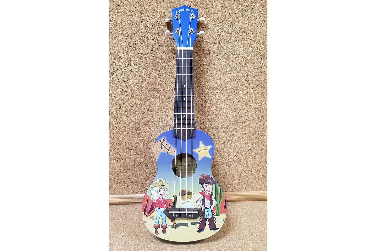 Укулеле SPREAD MUSIC S-211AP6-BL принт 