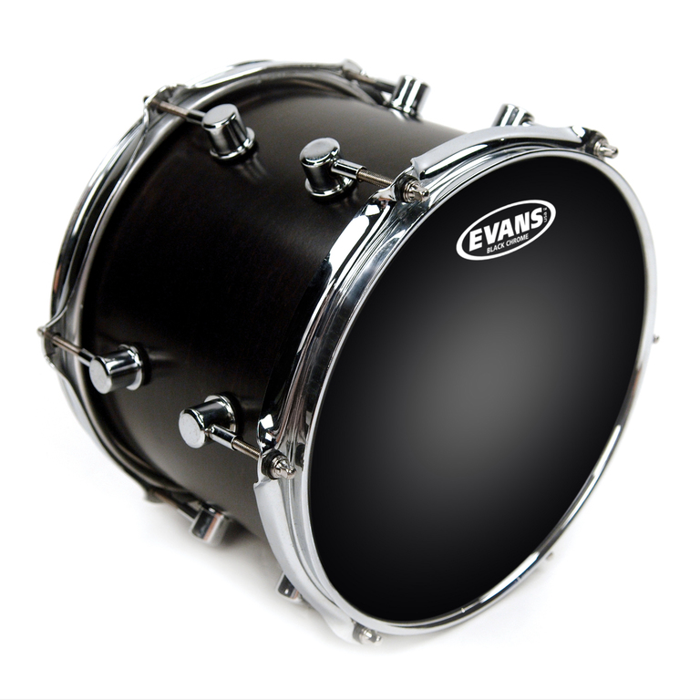 TT14CHR Black Chrome Пластик для том барабана 14