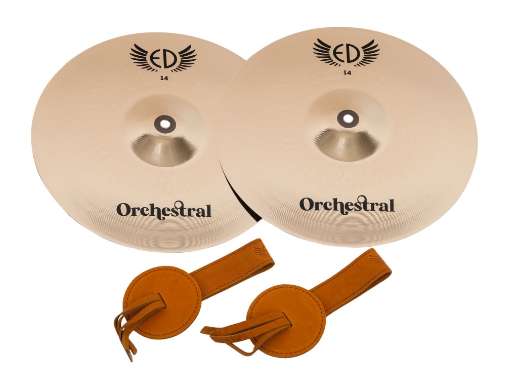 EDOR14 Orchestral Тарелки оркестровые 14'', пара, ED Cymbals