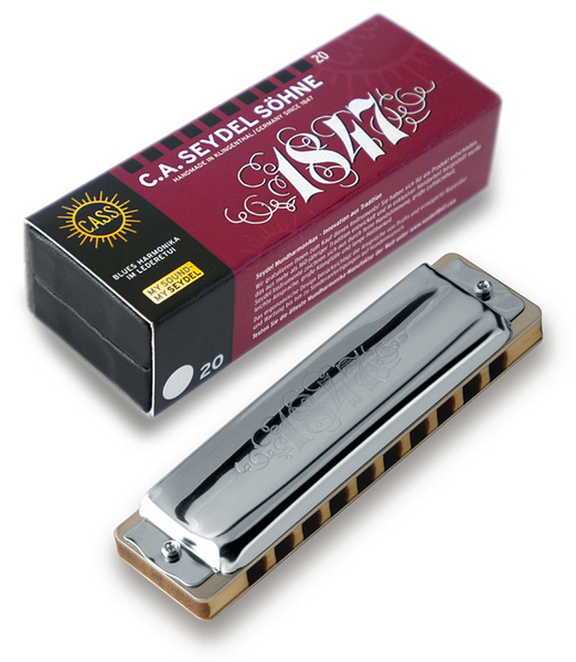 16201BB 1847 Classic Bb Губная гармошка, Seydel Sohne