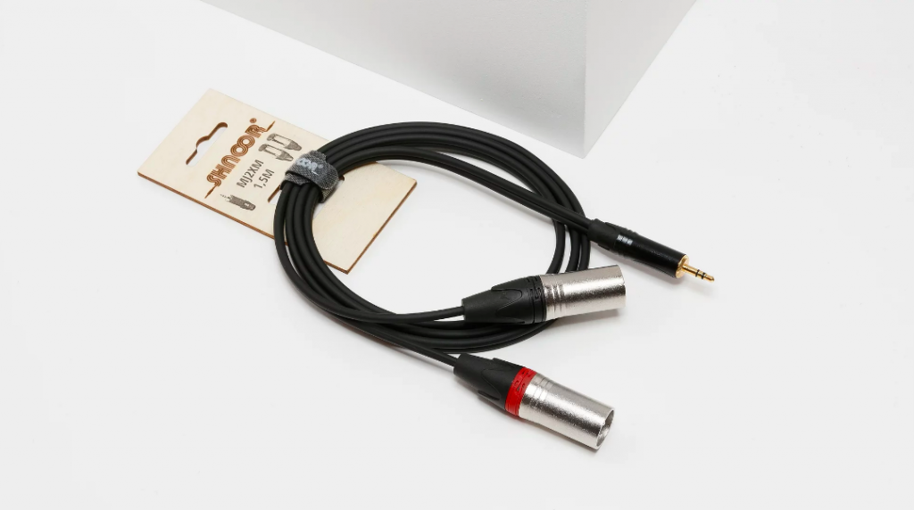MJ2XM-1,5m Y-кабель 3,5 мм миниджек - 2 XLR 