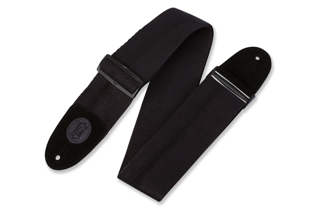 MSSBC4-BLK Signature Series Ремень для гитары, хлопок, черный, Levy's