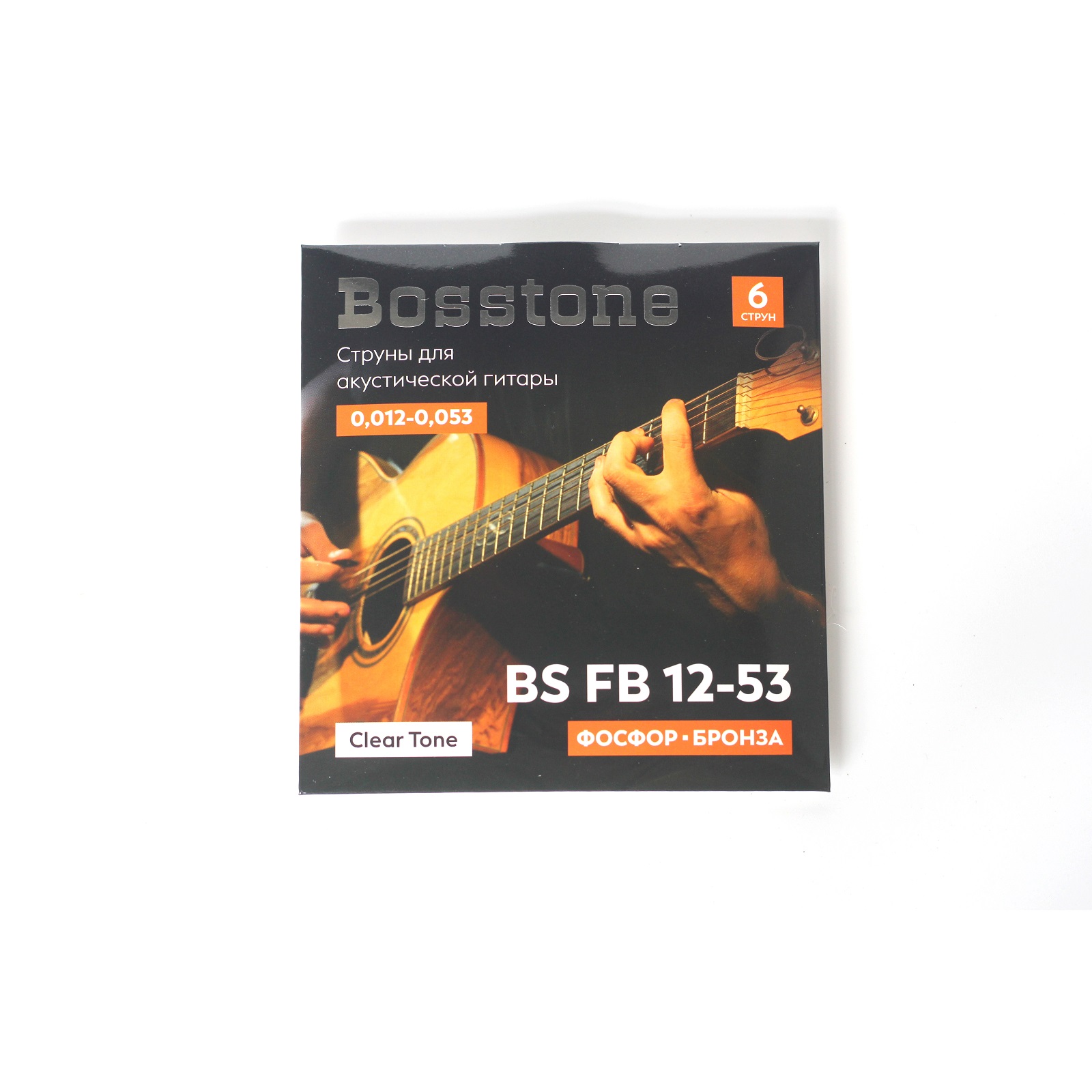 Bosstone Clear Tone BS FB12-53 Струны для акустической гитары  фосфор бронза калибр 0.012-0.053