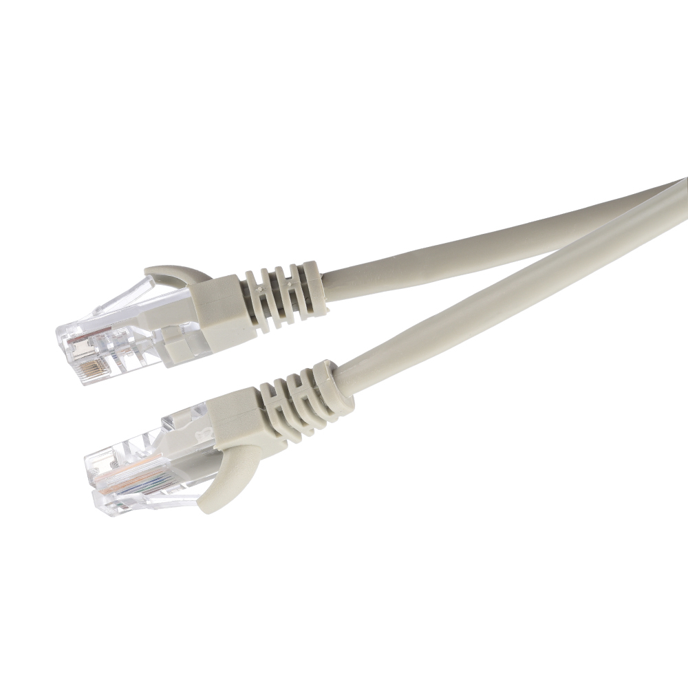 GoPower 00-00027471 Патч-корд RJ-45 (m)-RJ-45 (m) 0.5м, серый, в пакете