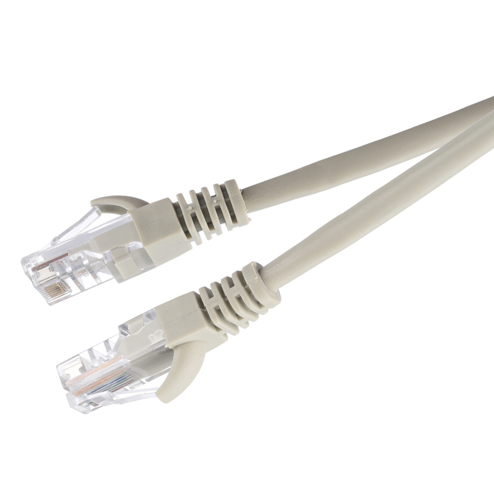 GoPower 00-00027473 Патч-корд RJ-45 (m)-RJ-45 (m) 2.0м, серый, в пакете