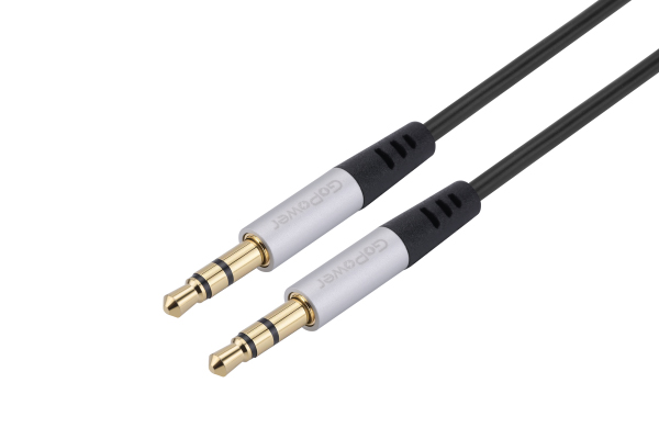 GoPower 00-00032068 Кабель AUX Jack 3.5мм(m)-Jack 3.5мм(m), 5м, ПВХ