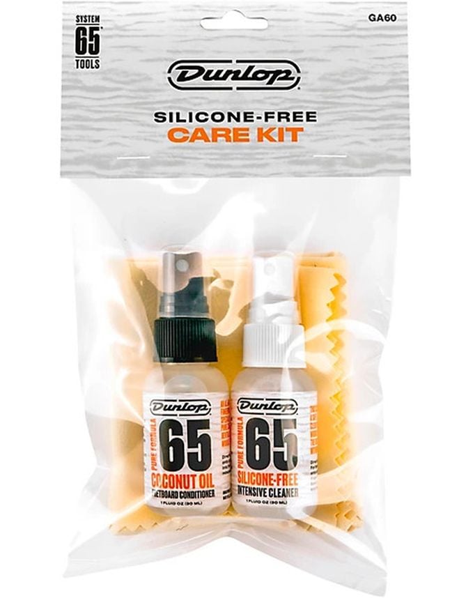 GA60 Silicone Free Pure Formula 65 Набор средств по уходу за гитарой, Dunlop