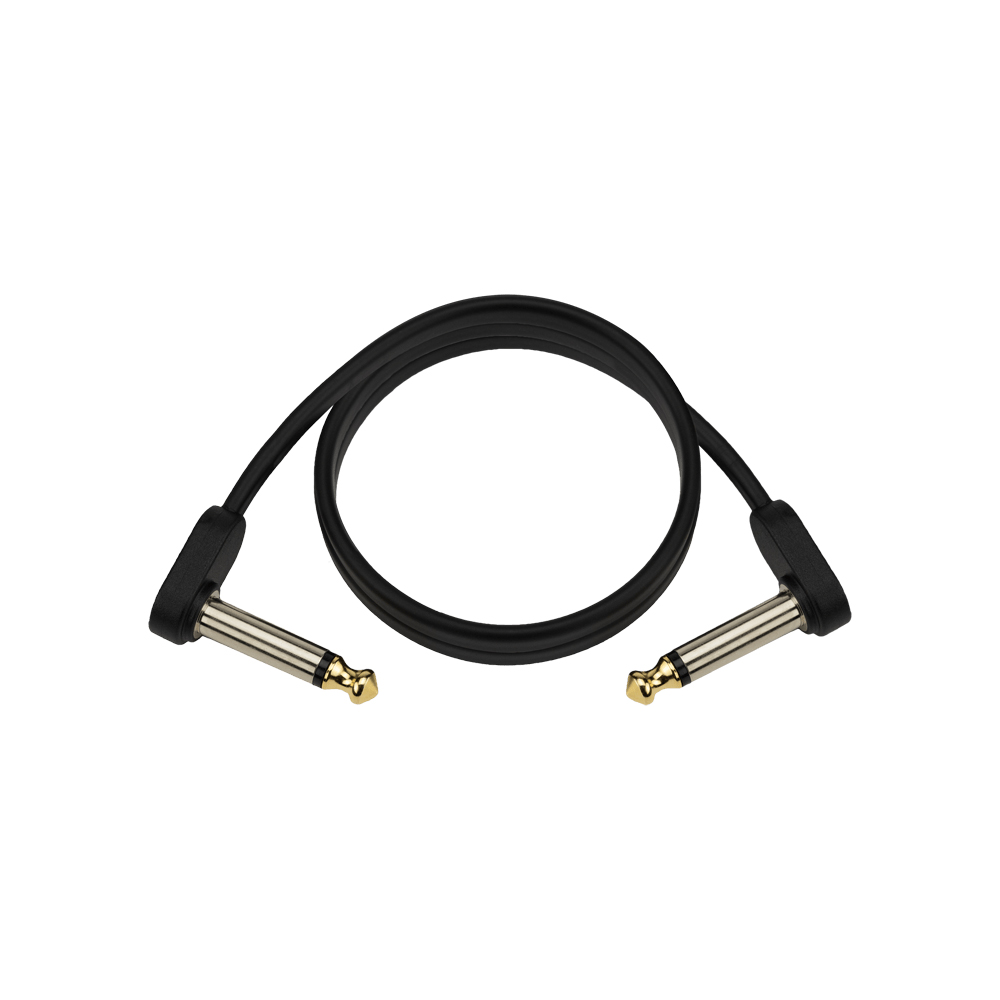 PW-FPRR-02 Custom Series Flat Инструментальный патч-кабель, 1шт, 60см, D'Addario