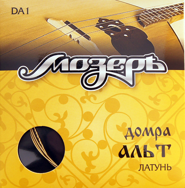 DA1 Комплект струн для домры альт, бронза, Мозеръ