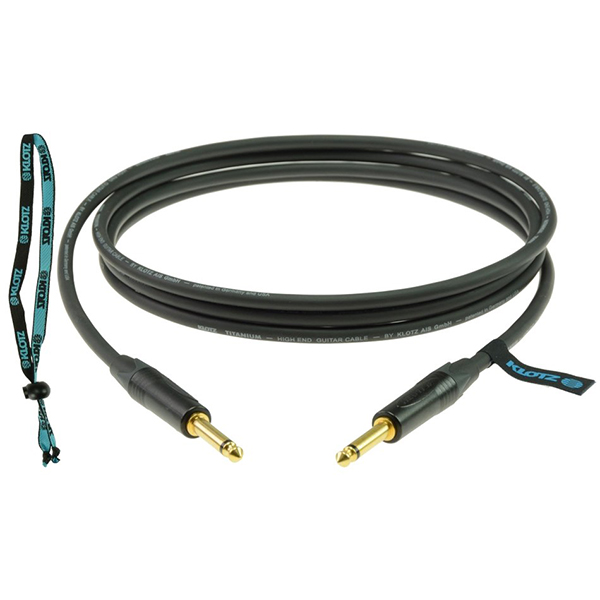 TI-0300PP Titanium Кабель инструментальный, 3м, Klotz