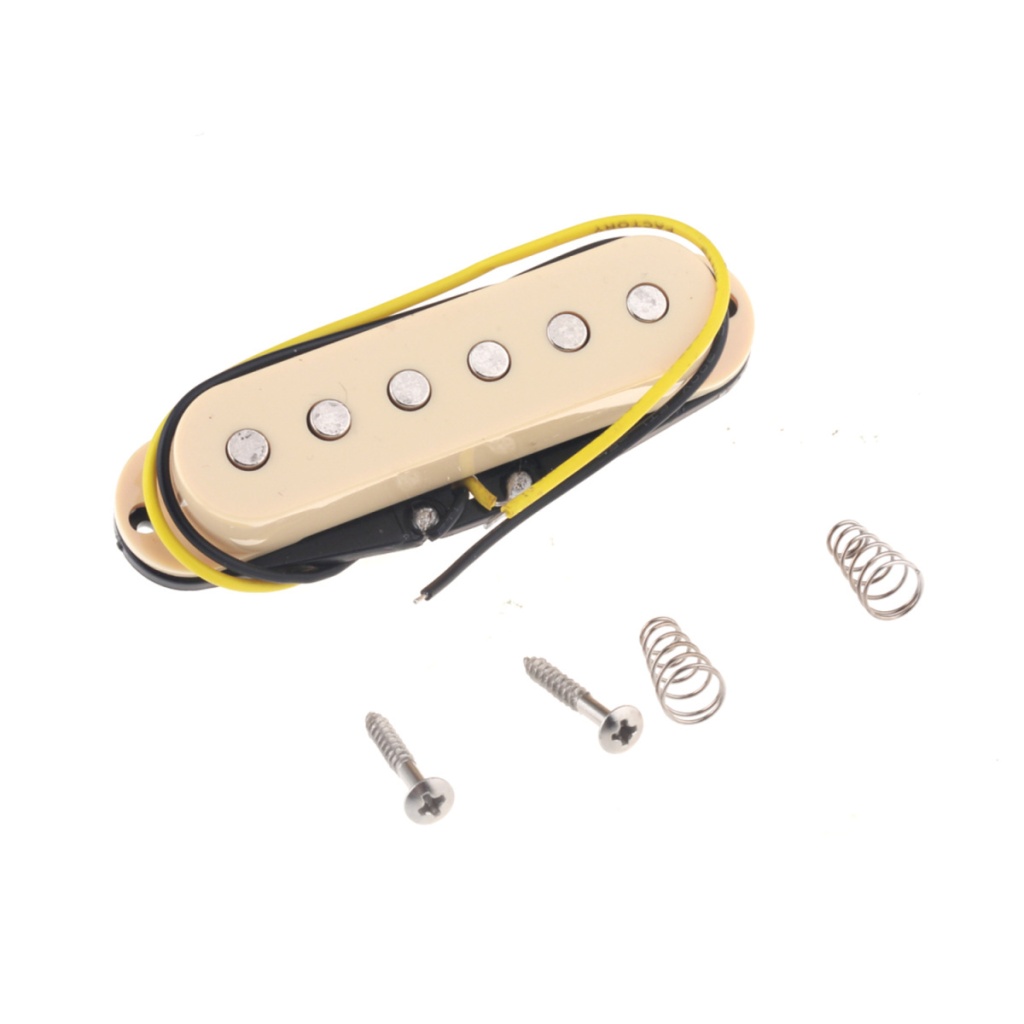 M524 Звукосниматель сингл Strat, бридж(bridge), кремовый, Musiclily