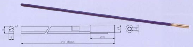 RD-102-610 Анкерный стержень, 610мм, Metallor