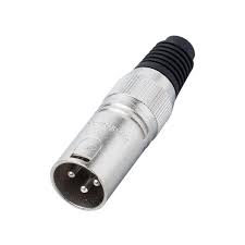 BESPECO XLR3MX Разъем XLR-M кабельный никель 3pin (упаковка  50 шт.)