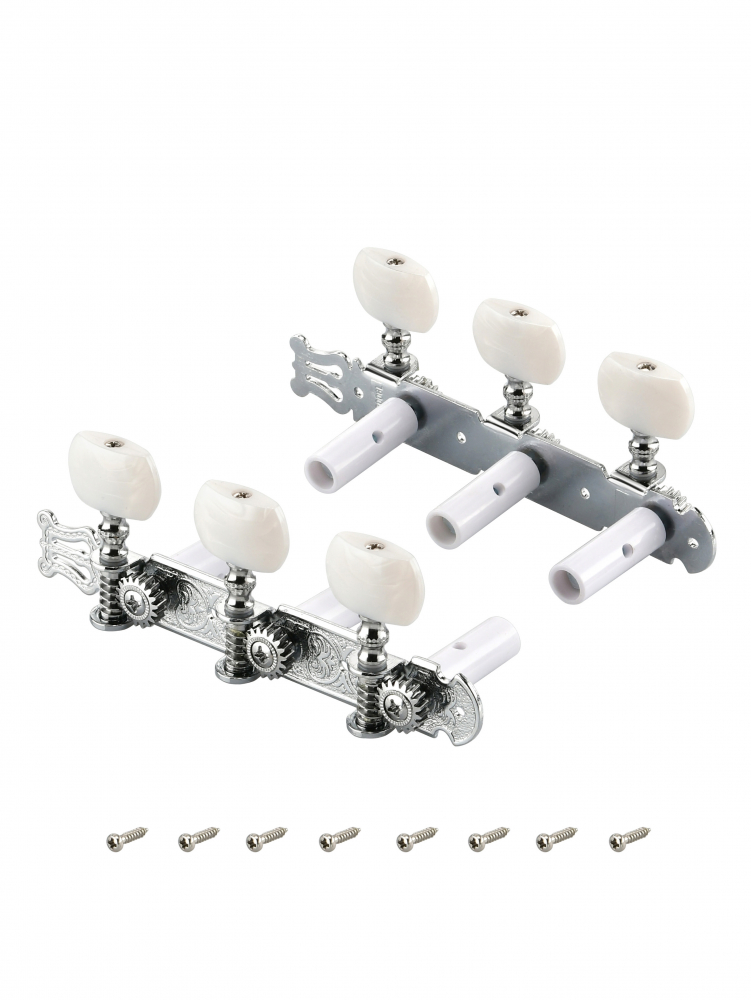 Колки на планке для классической гитары GS006CR-KBS035WP-S08