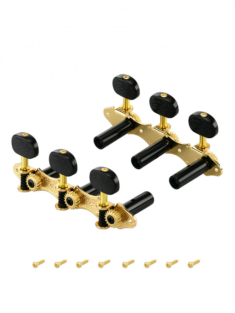Колки на планке для классической гитары GS009GD-KBS032BK-S08
