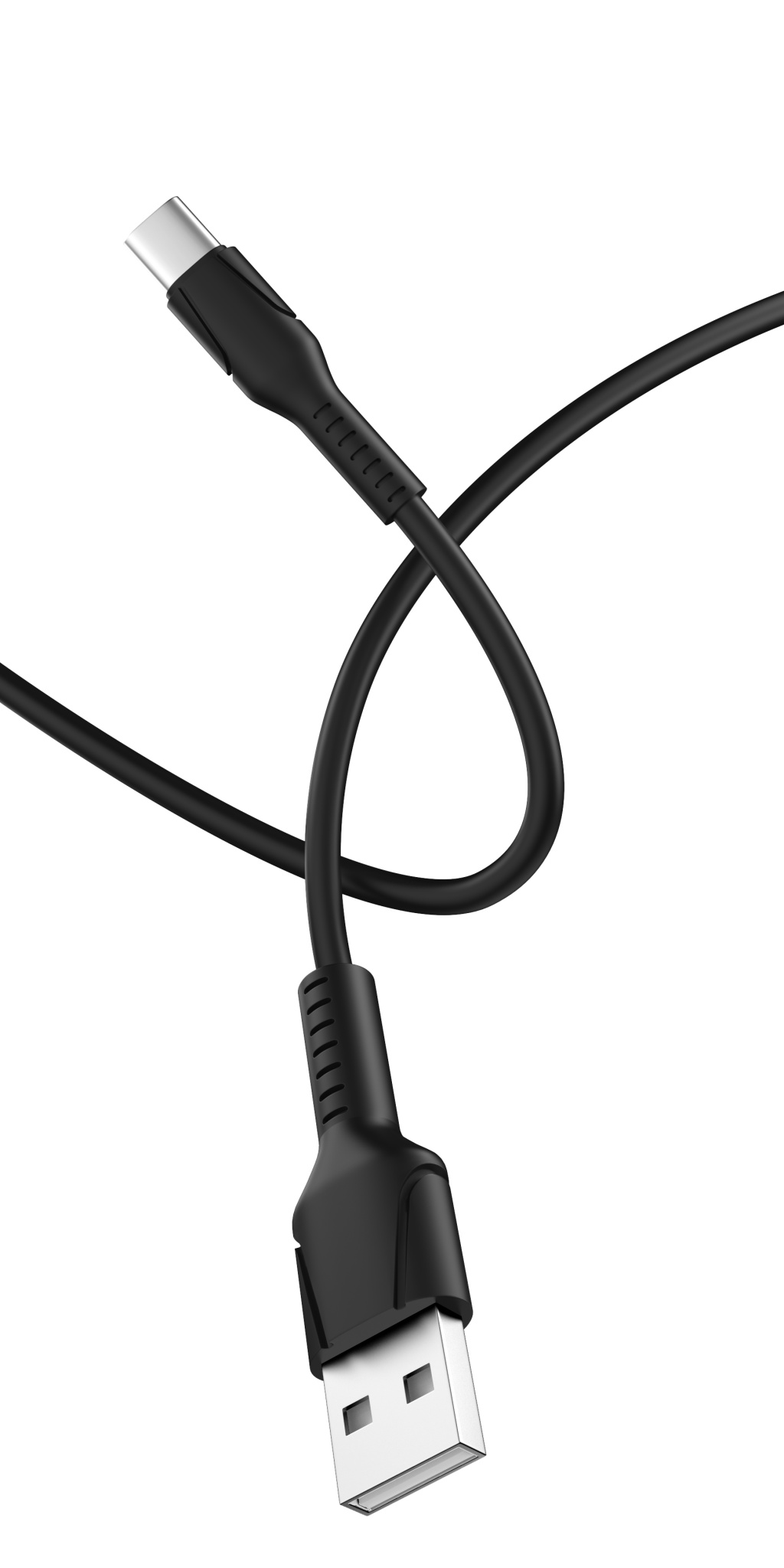 GoPower 00-00028374 Кабель GP21T USB (m)-Type-C (m) 3.0A 27W силикон черный