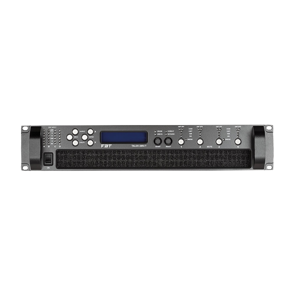FBT TALOS 20K4 T - четырехканльный усилитель мощности класс D