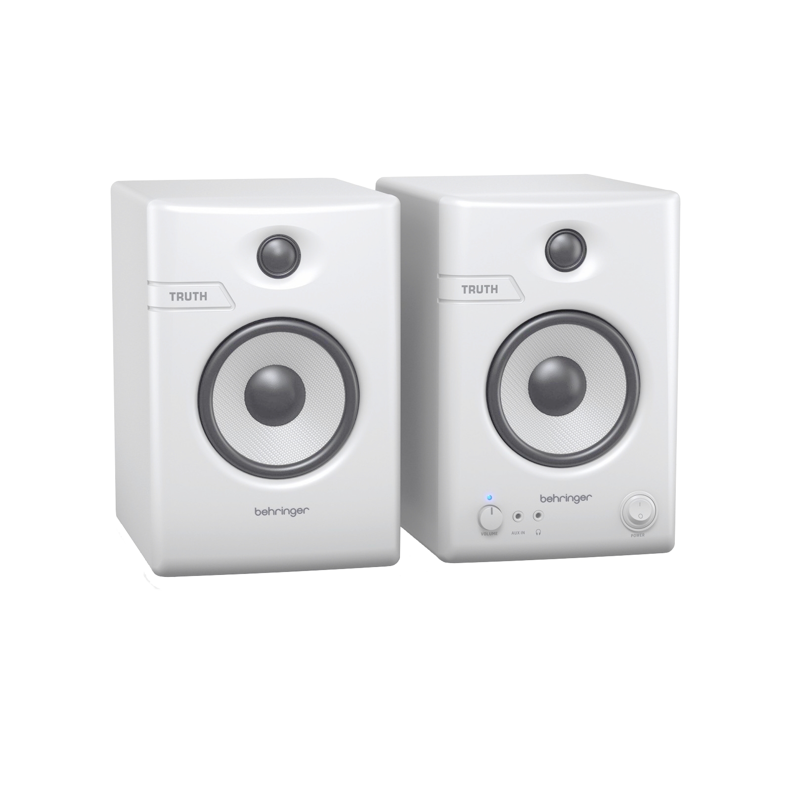 BEHRINGER TRUTH 4.5 BT-WH - ультралинейные 64-ваттные студийные, референсные мониторы, Bluetooth 5.3