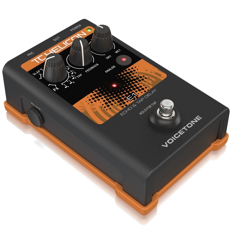 TC HELICON VOICETONE E1 - вокальная педаль эффектов эхо и задержки