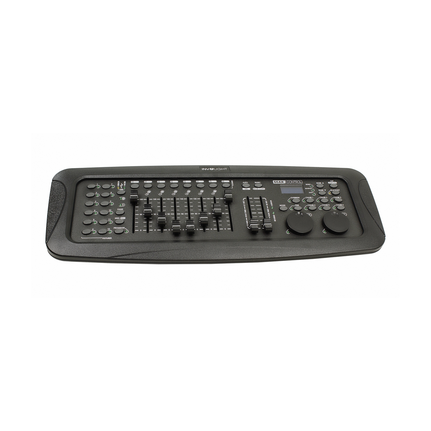 INVOLIGHT SCANControl - контроллер DMX-512, 12 приборов/16 каналов, MIDI, USB