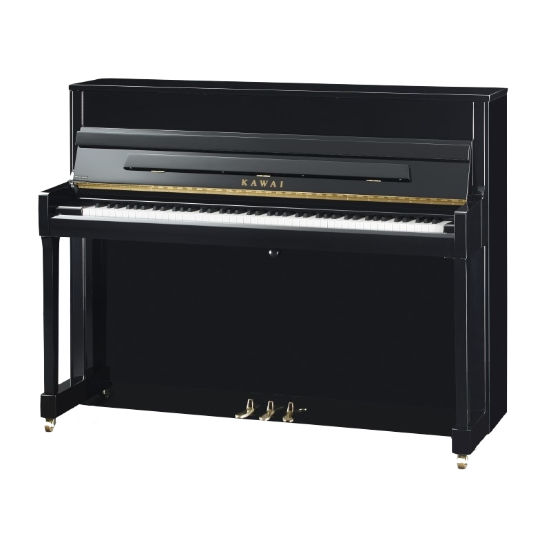 KAWAI K-200 M/PEP - пианино, 114х149х57, 208 кг., банкетка (600), цвет черный полированный, механизм