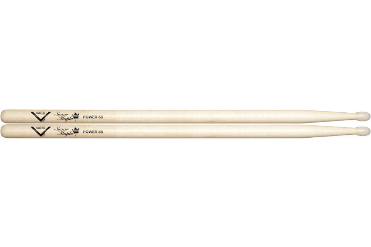 Vater VSMP5BN Sugar Maple Power Nylon барабанные палочки, клен, нейлоновая головка
