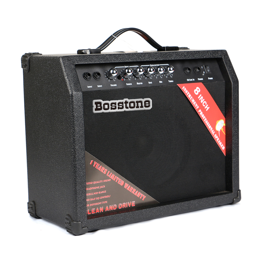 Bosstone GA-40W Black Гитарный усилитель: Мощность - 40 Ватт, Динамик 8