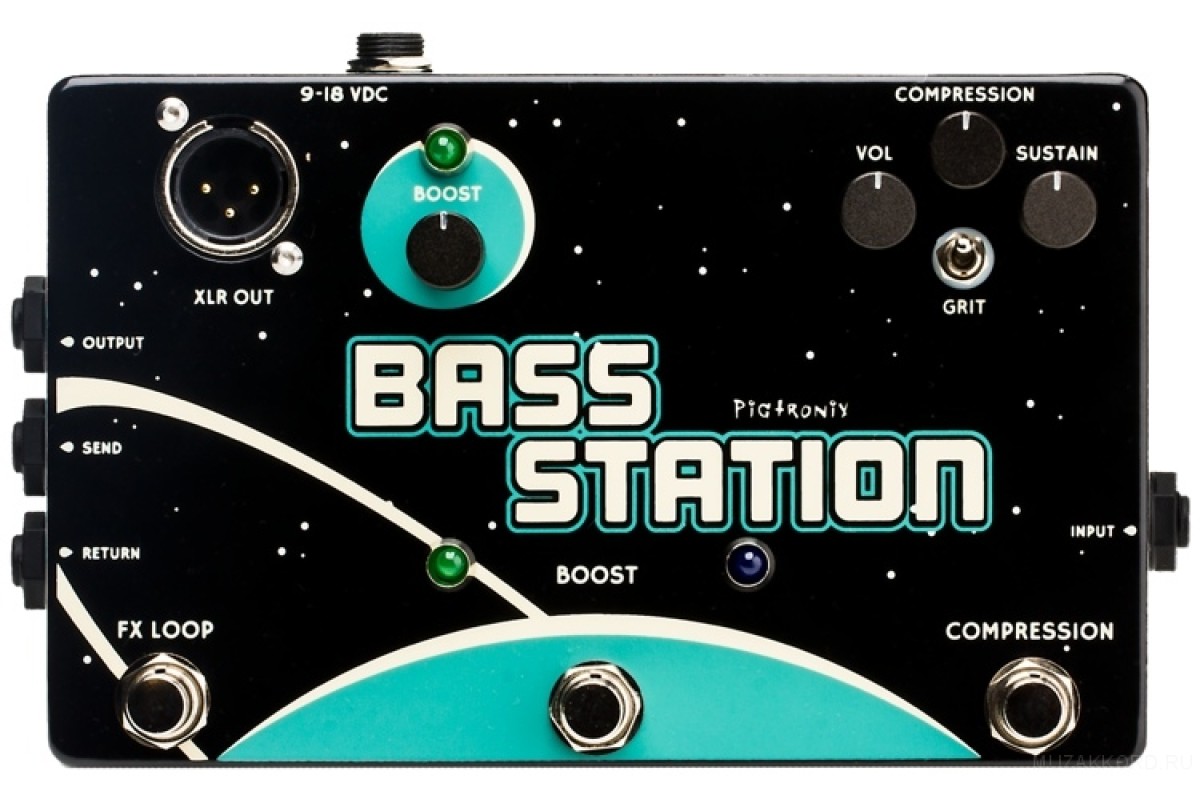 Pigtronix BSC Bass Station педаль для бас-гитары