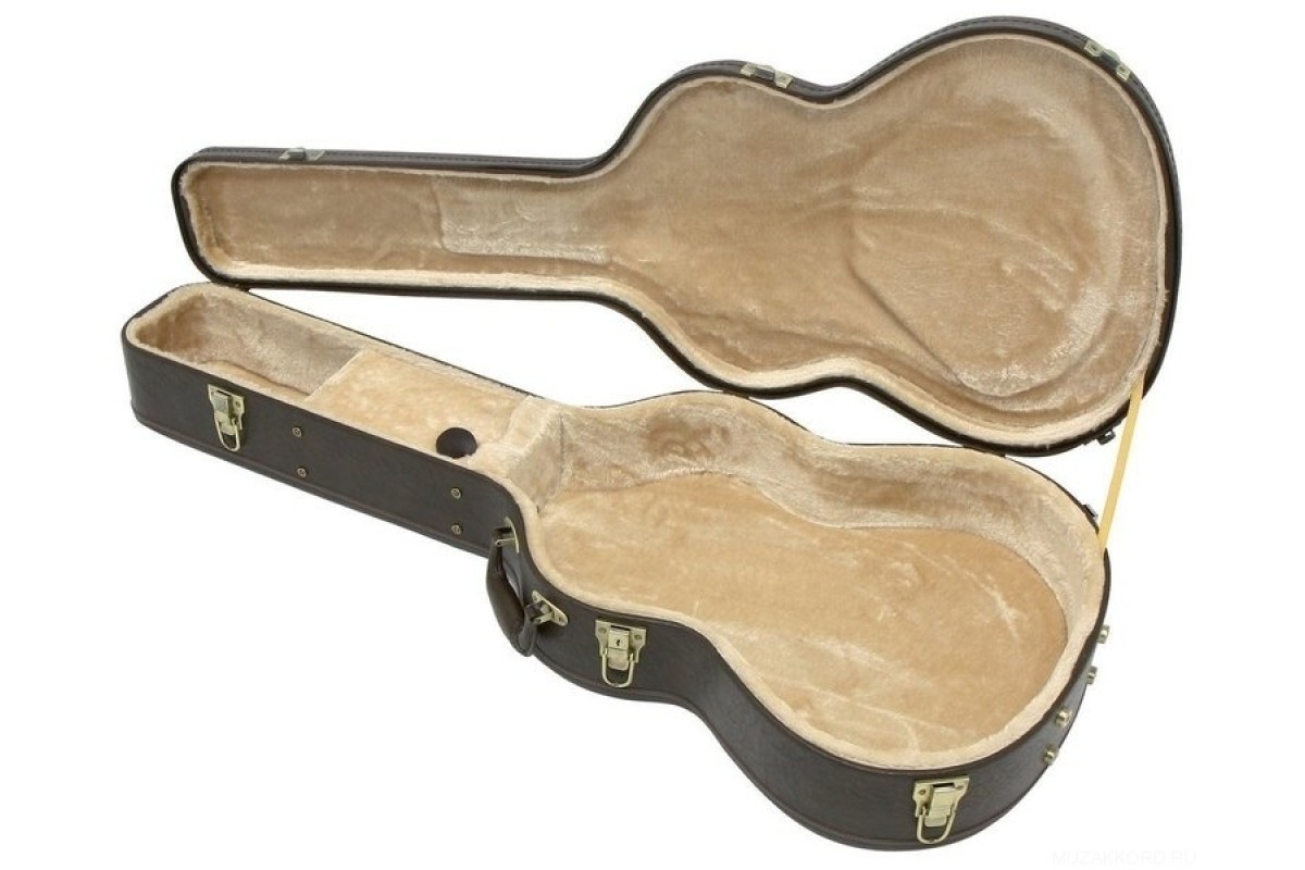 GEWA Prestige Arched Top Acoustic Guitar Case Brown кейс для акустической гитары