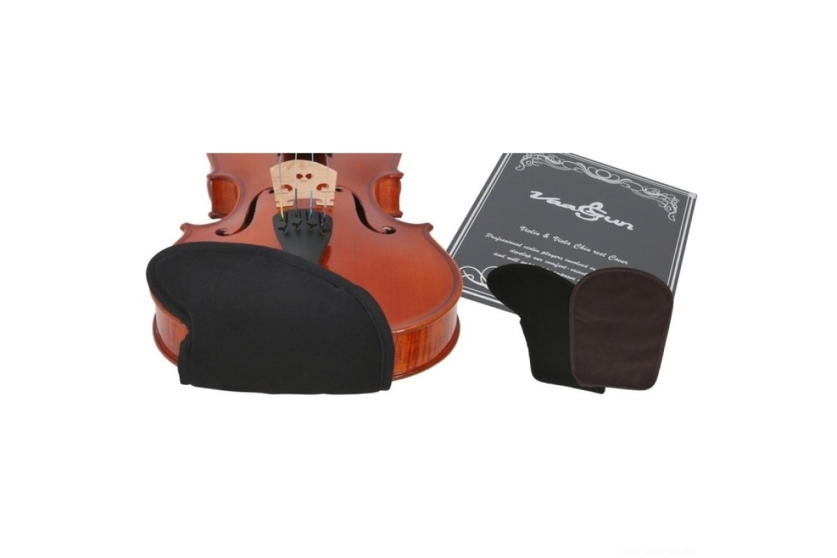 GEWA Vaagun Chin Rest Cover Round L Black покрытие для подбородника
