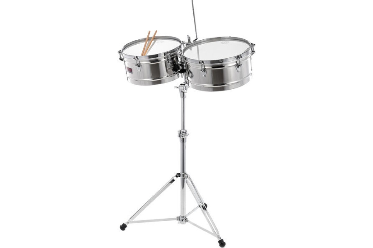 Latin Percussion LP1314-S Timbales Prestige Solid Stainless Steel два тимбала 13