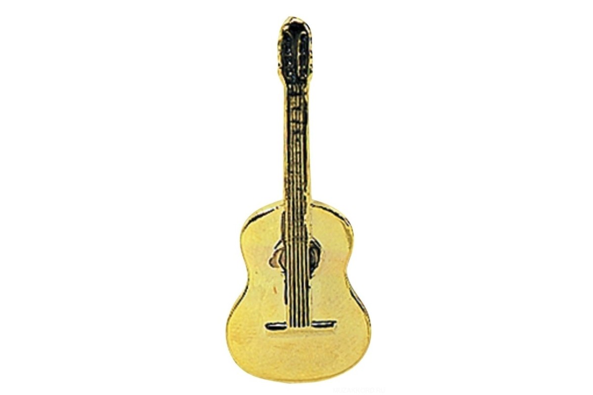 GEWA Pins Classic guitar значок классическая гитара, позолоченный