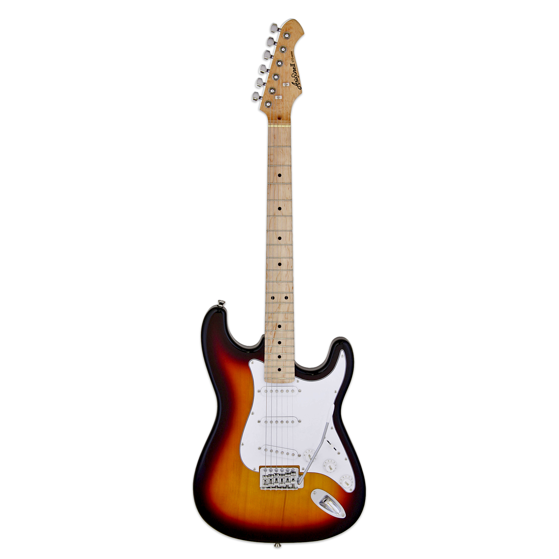 ARIA PRO II STG-003/M BK Гитара электрическая. Корпус: липа. Гриф: клён. Накладка на гриф: клен.