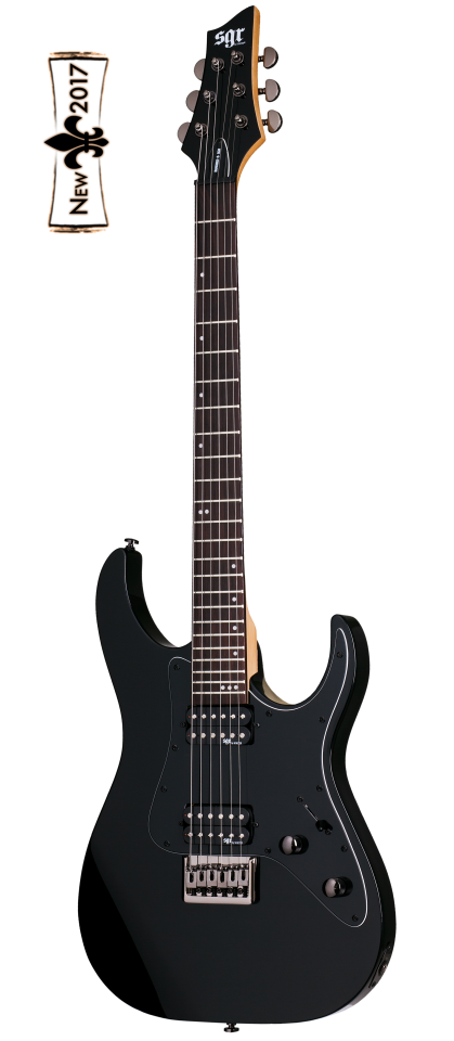 Schecter BANSHEE-6 SGR BLK Гитара электрическая, 6 струн, чехол в комплекте