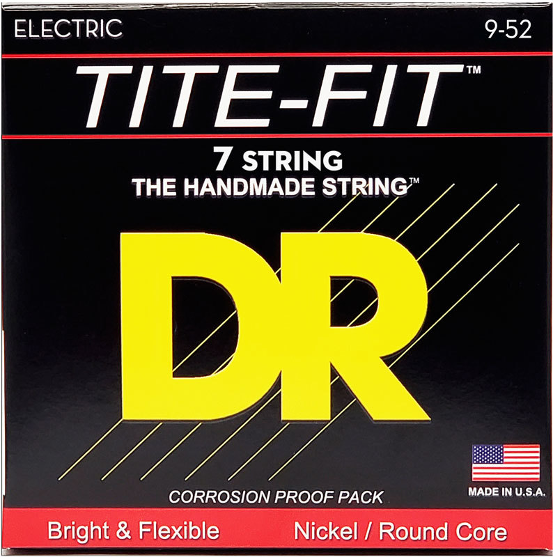 LT7-9 TITE-FIT Комплект струн для 7-струнной электрогитары, 9-52, DR