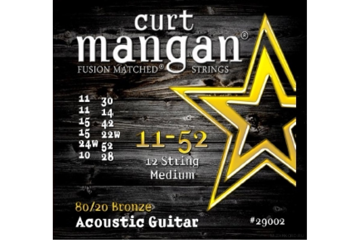 Curt Mangan 80/20 Bronze 12-String Medium Set 11-52