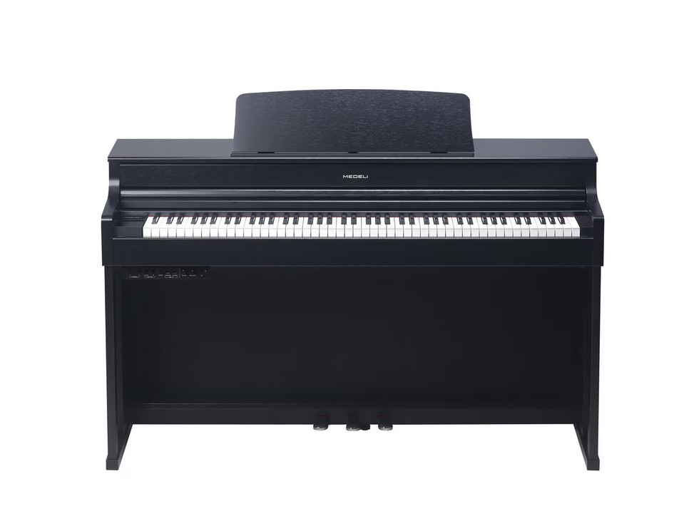 UP405E-PVC-BLACK Цифровое пианино, черное, Medeli