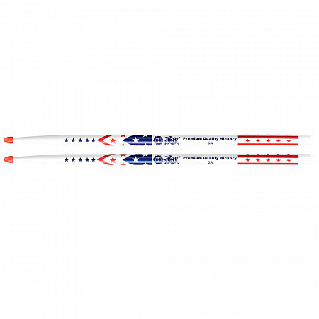 HUN Handcraft 5A White барабанные палочки, орех, размер 5A, белые, ручной работы