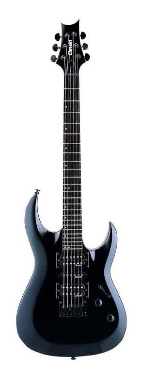 CX-13MBK Электрогитара, черная, Clevan