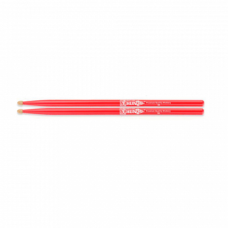 HUN 7A RED Hickory барабанные палочки, орех, размер 7A красные