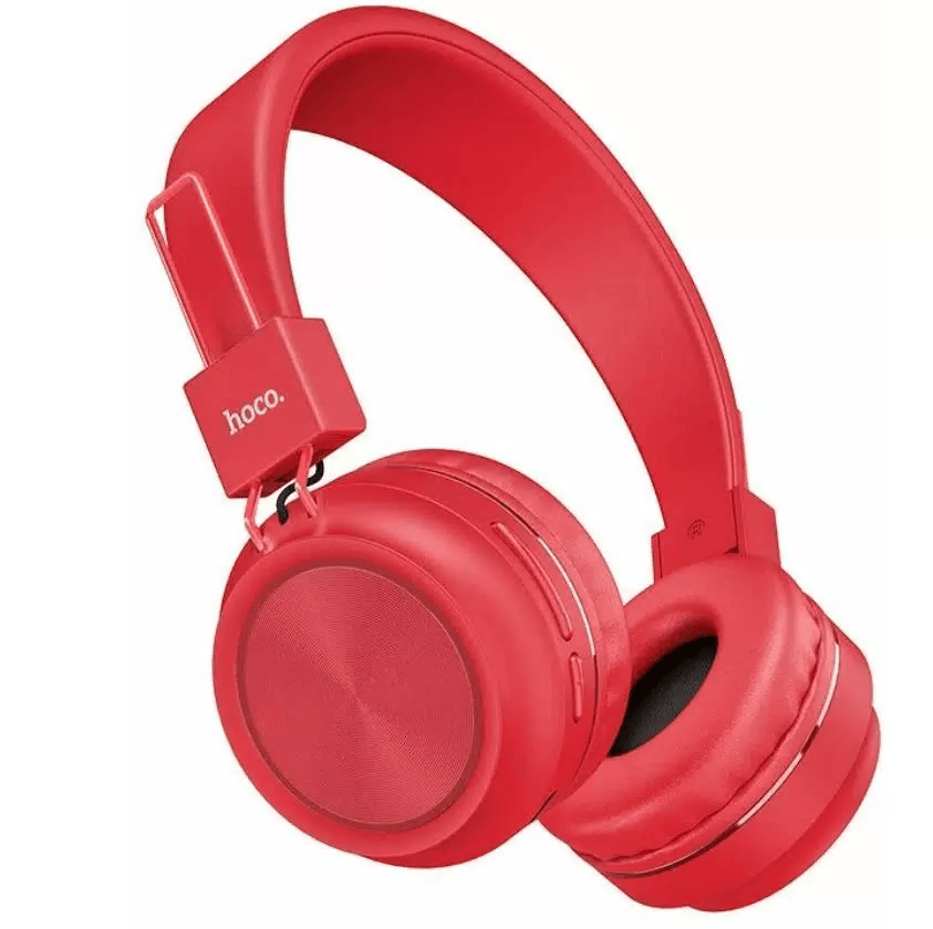 Hoco W25 Promise (Red) Bluetooth-наушники полноразмерные Bluetooth 5.0