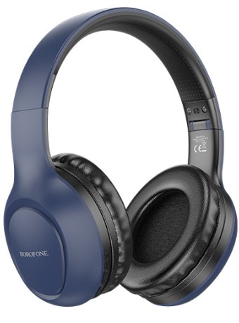 Borofone BO19 (Black) Bluetooth-наушники полноразмерные Bluetooth 5.3 200mah