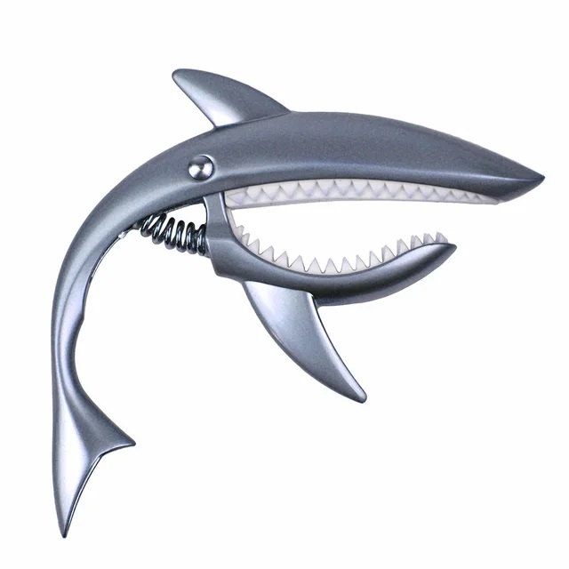 iTon TN-00859CU Metal Shark каподастр для гитары, из цинкового сплава