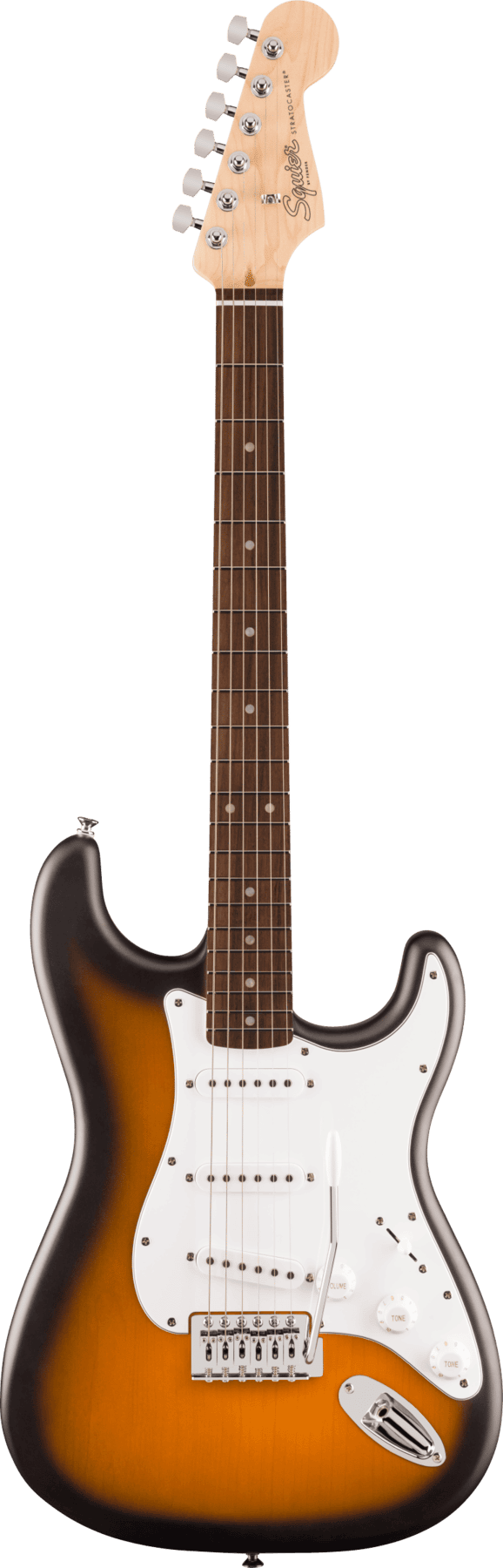 SQUIER DEBUT Stratocaster LRL 2TS электрогитара, цвет 2 Tone Sunburst