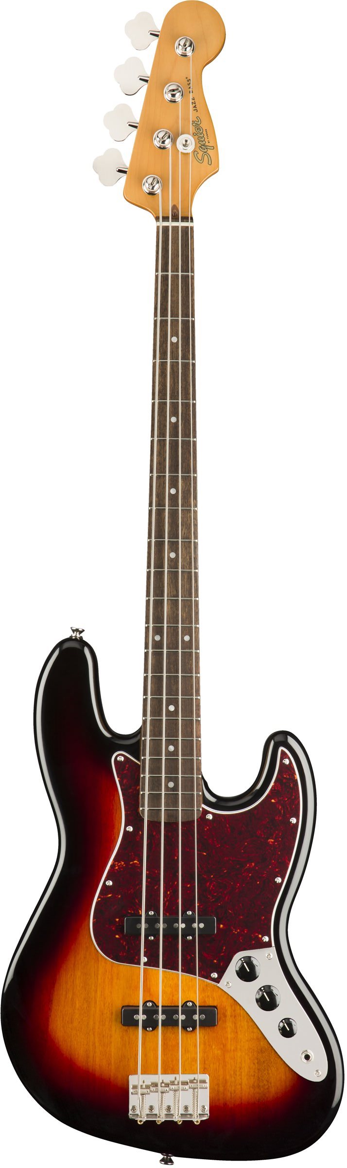 SQUIER CV 60s JAZZ BASS LRL 3TS 4-струнная бас-гитара, цвет санберст