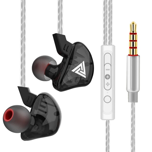 QKZ CK5-black наушники-вкладыши с шумоподавлением