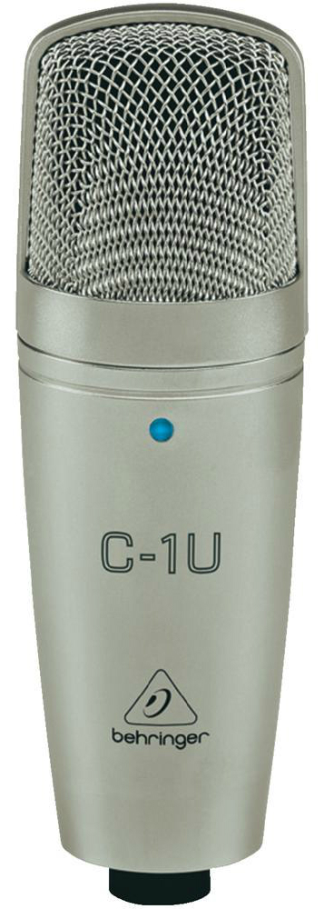 BEHRINGER C-1U cтудийный конденсаторный микрофон (кардиоида) с USB выходом и комплектом программного обеспечения